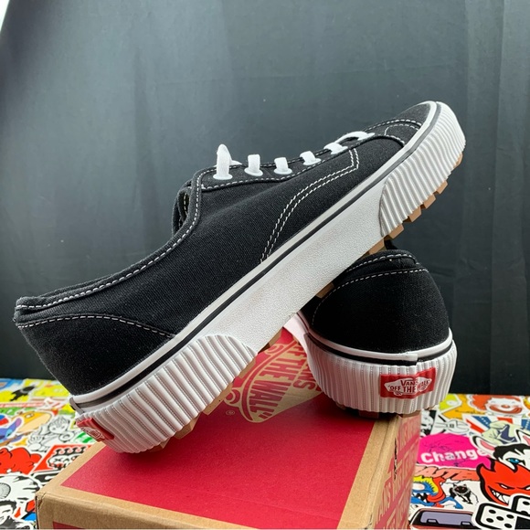 Vans Delridge Deep Tread Black Women's Various Sizes - Picture 10 of 13